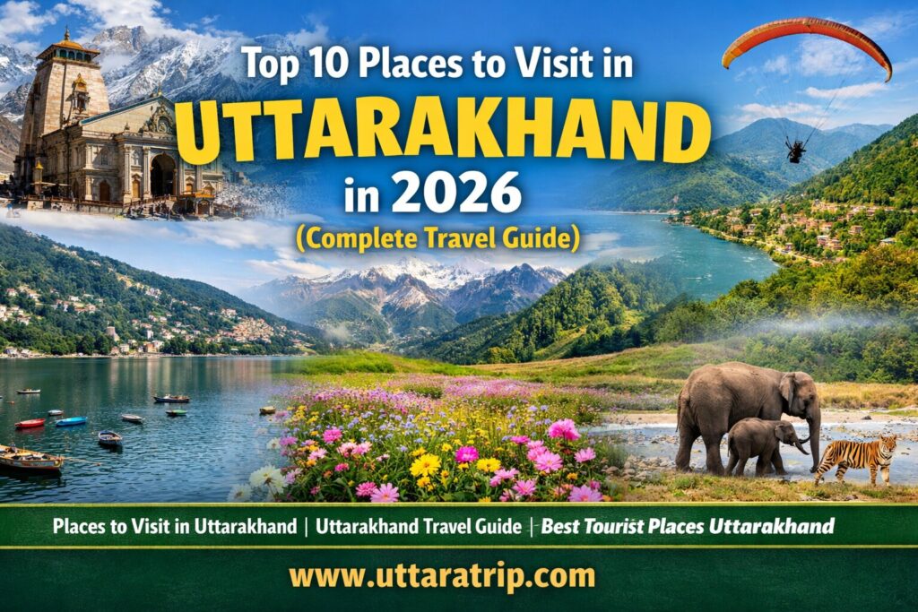 Top 10 places to visit in Uttarakhand 2026 complete travel guide